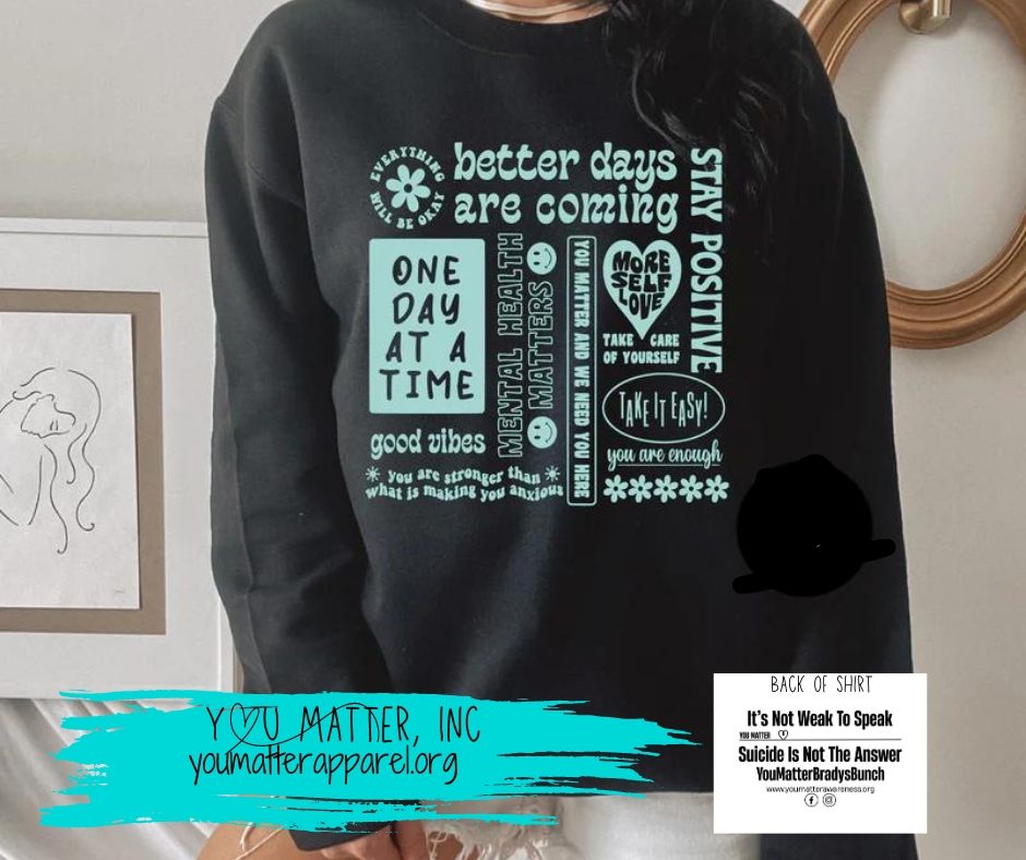 Better Days Are Coming Apparel (TEAL INK)
