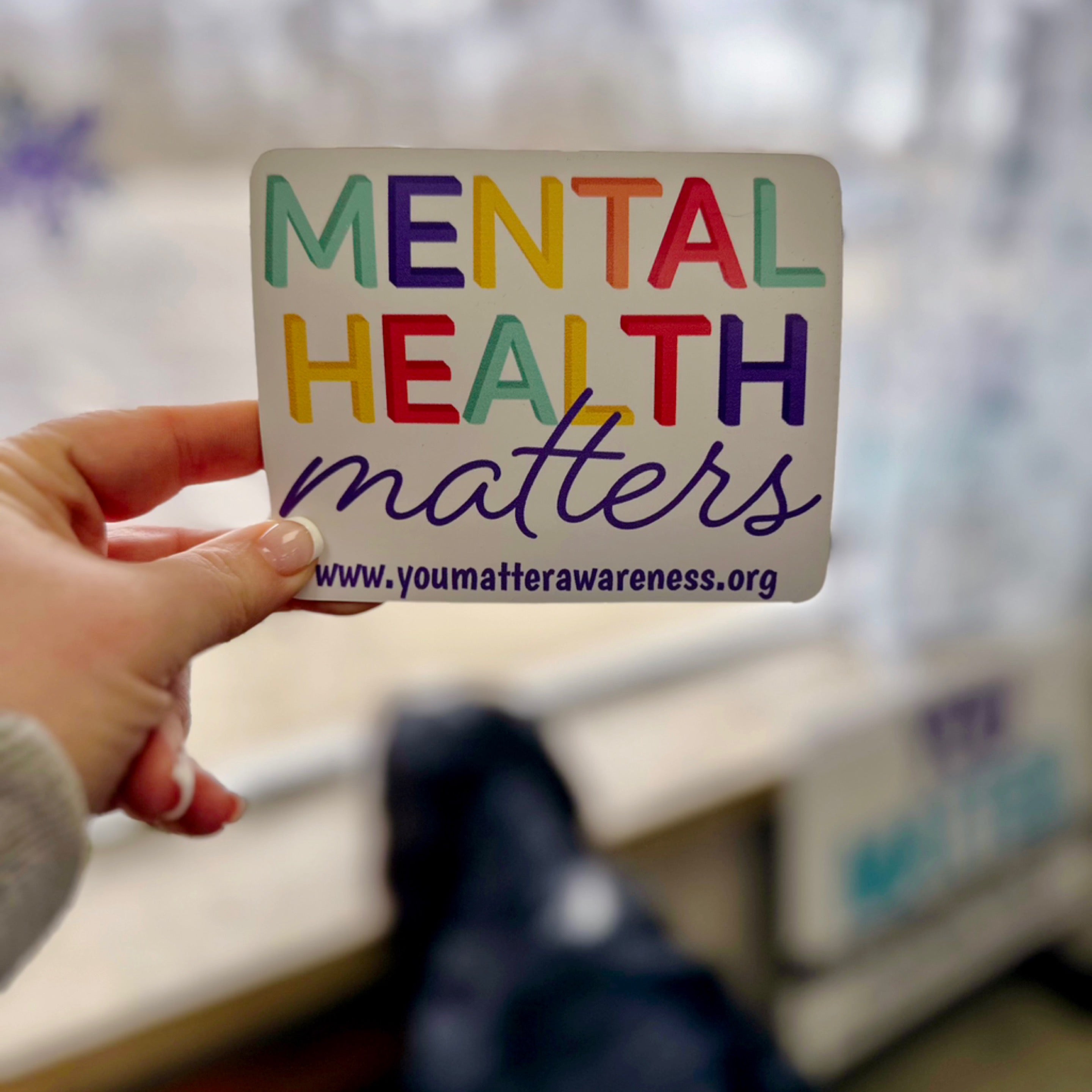 Mental Health Matters Car Magnet