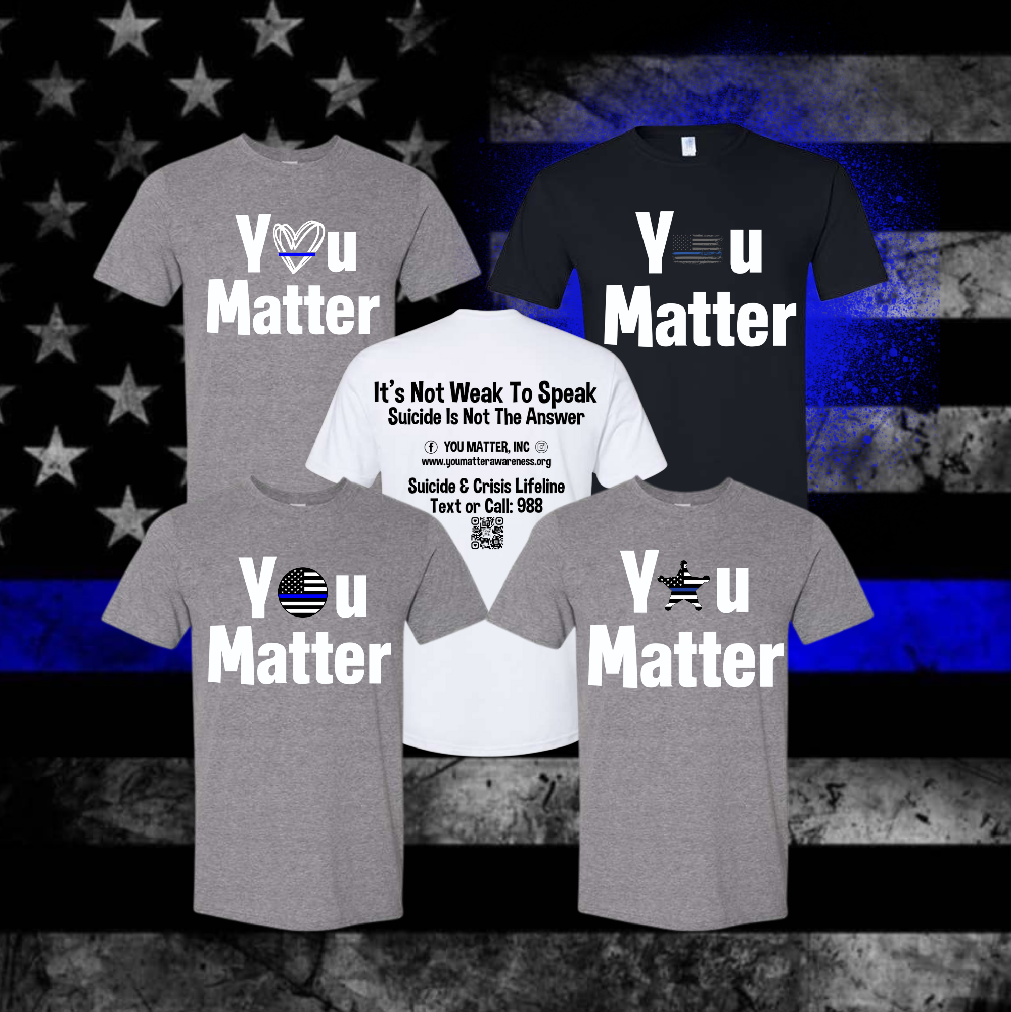 Police Officer Apparel - THIN BLUE LINE