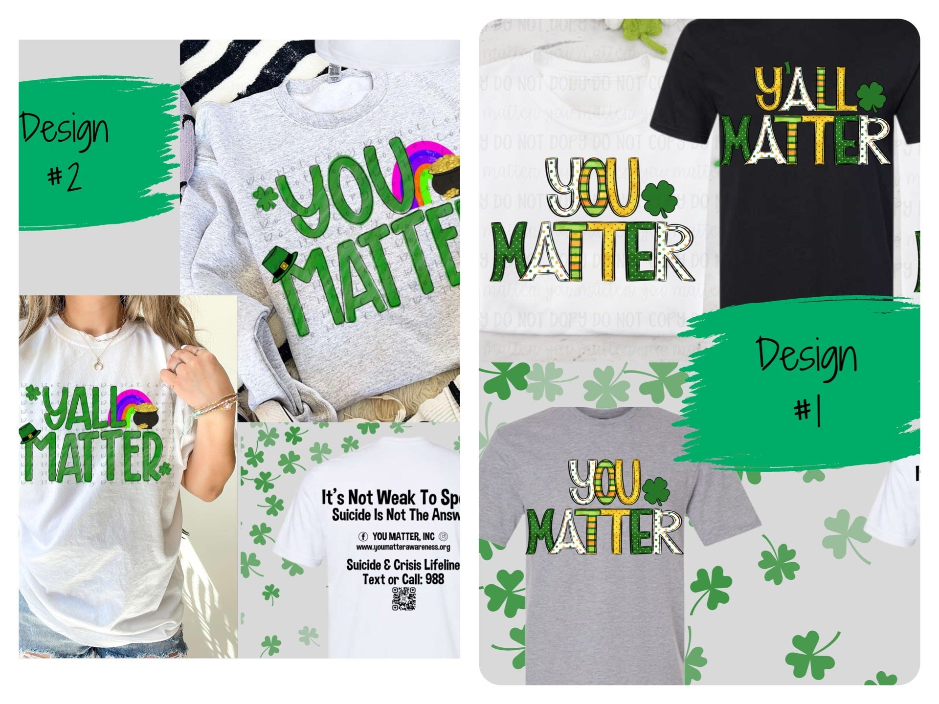 St. Patty's Day You / Y'all Matter Apparel